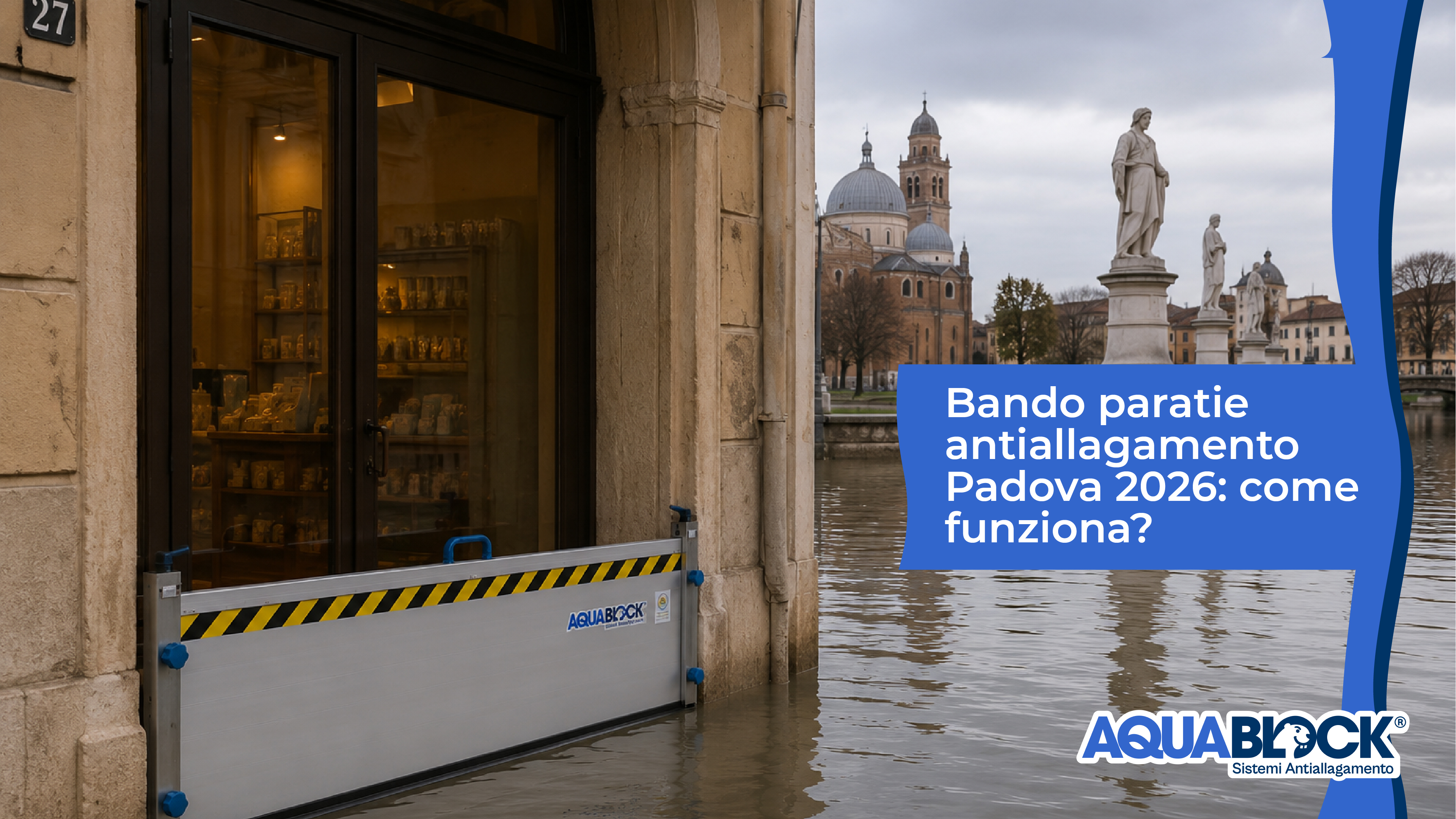 Bando paratie antiallagamento Padova 2026: come funziona e perché è il momento giusto per proteggere casa e attività